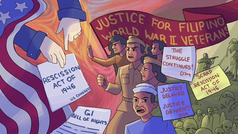 illus_190_promises_broken_colored_v04 Justice for Filipino World War II Veterans mural